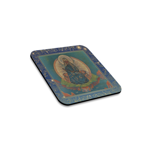 First Remastered Version of Mother of The World in Warmer Colors by Nicholas Roerich Square Fridge Magnet