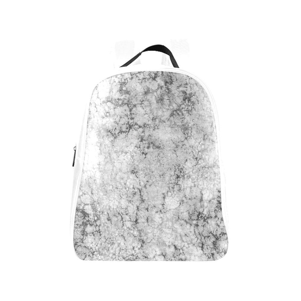 Textured gray School Backpack/Large (Model 1601)