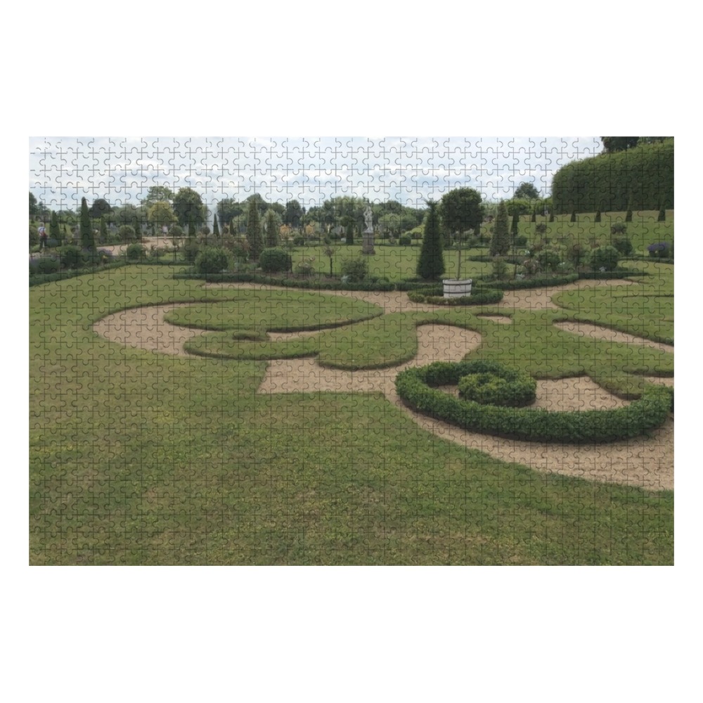 Hampton Court garden No 3 1000-Piece Wooden Photo Puzzles