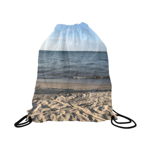 Beach Collection Large Drawstring Bag Model 1604 (Twin Sides)  16.5"(W) * 19.3"(H)