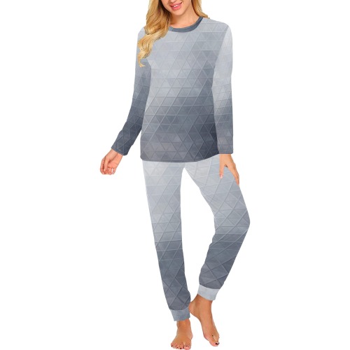 mosaic triangle 13 Women's All Over Print Pajama Set