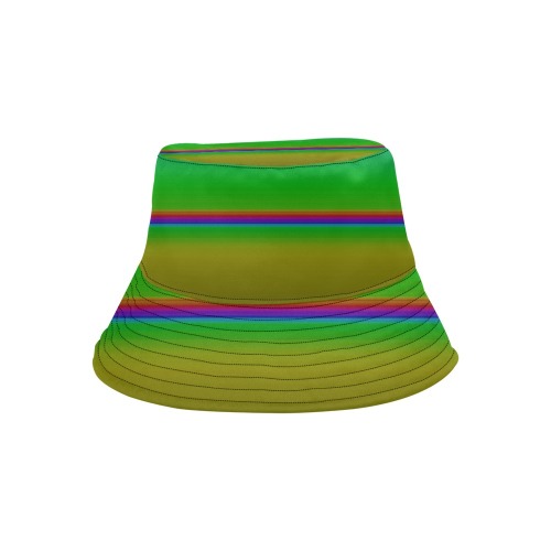 rainbow colours All Over Print Bucket Hat for Men