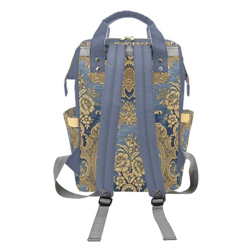 Blue Elegance Multi-Function Diaper Backpack/Diaper Bag (Model 1688)