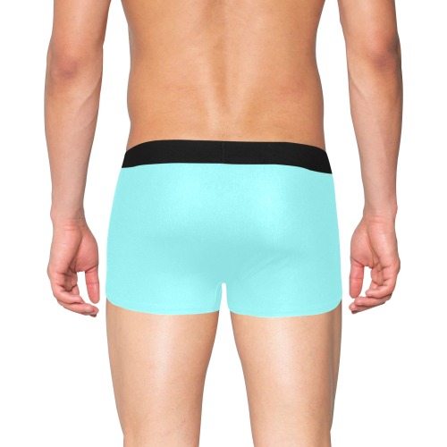 color ice blue Men's Boxer Briefs with Fly (Model L49)