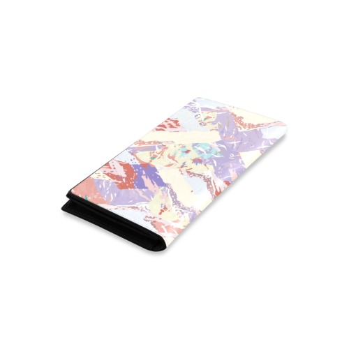 Modern abstract Mountains P Women's Leather Wallet (Model 1611)