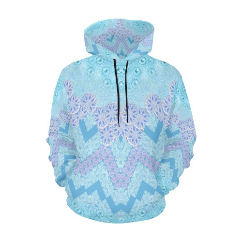 boho 10-4 All Over Print Hoodie for Men (USA Size) (Model H13)
