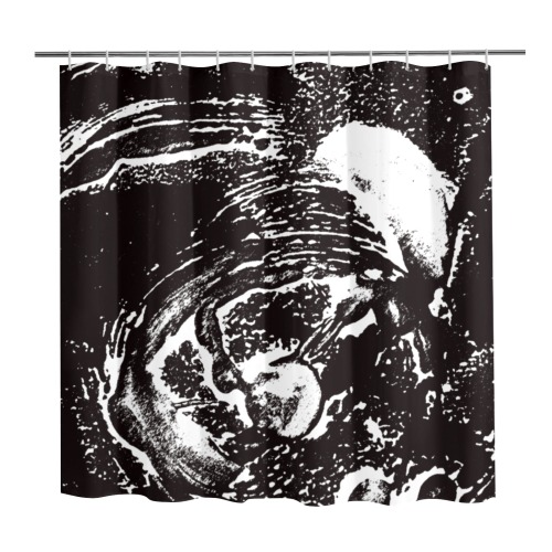 Alien foetus Shower Curtain 72" x 72"