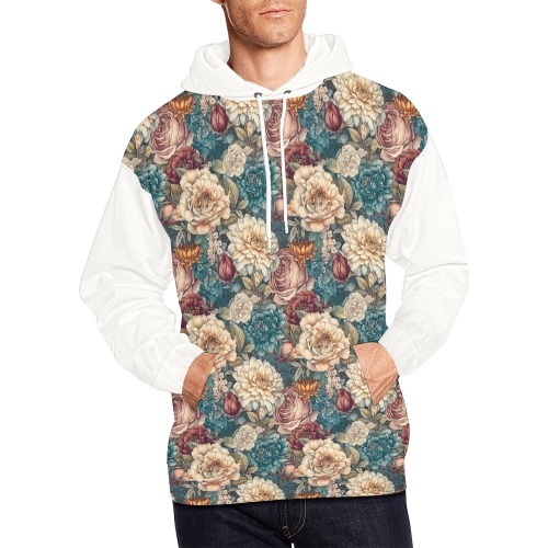 VINTAGE 02 All Over Print Hoodie for Men (USA Size) (Model H13)