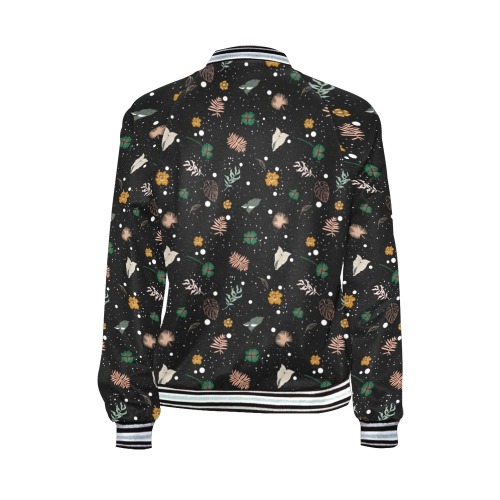Lucky nature in space I All Over Print Bomber Jacket for Women (Model H21)