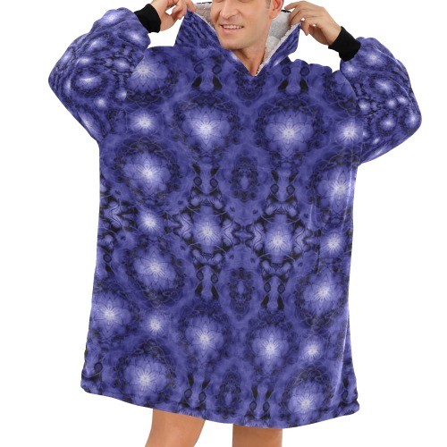 Nidhi decembre 2014-pattern 7-44x55 inches-night neck back Blanket Hoodie for Men