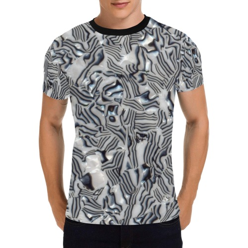 2022 Men's All Over Print T-Shirt with Chest Pocket (Model T56)