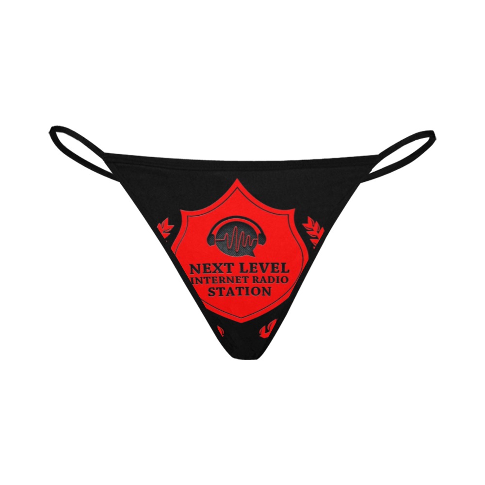 RED NEXT LEVEL THONGS Women's All Over Print G-String Panties (Model L35)