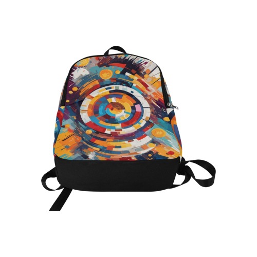 Stunning abstract art of cryptocurrency world Fabric Backpack for Adult (Model 1659)