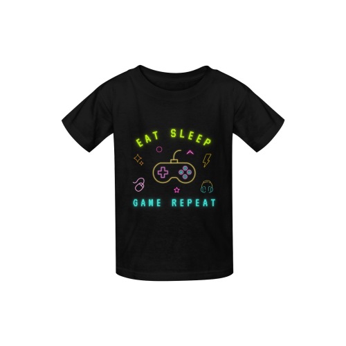 Eat Sleep Game Kid's  Classic T-shirt (Model T22)