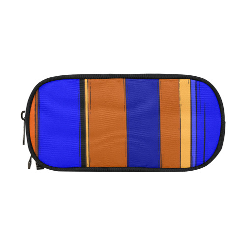 Abstract Blue And Orange 930 Pencil Pouch/Large (Model 1680)