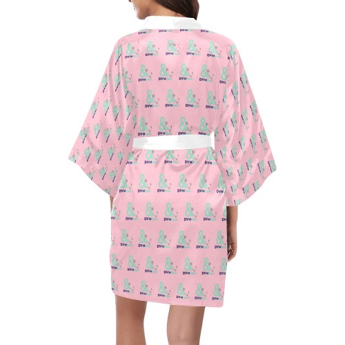 Robe pink Kimono Robe