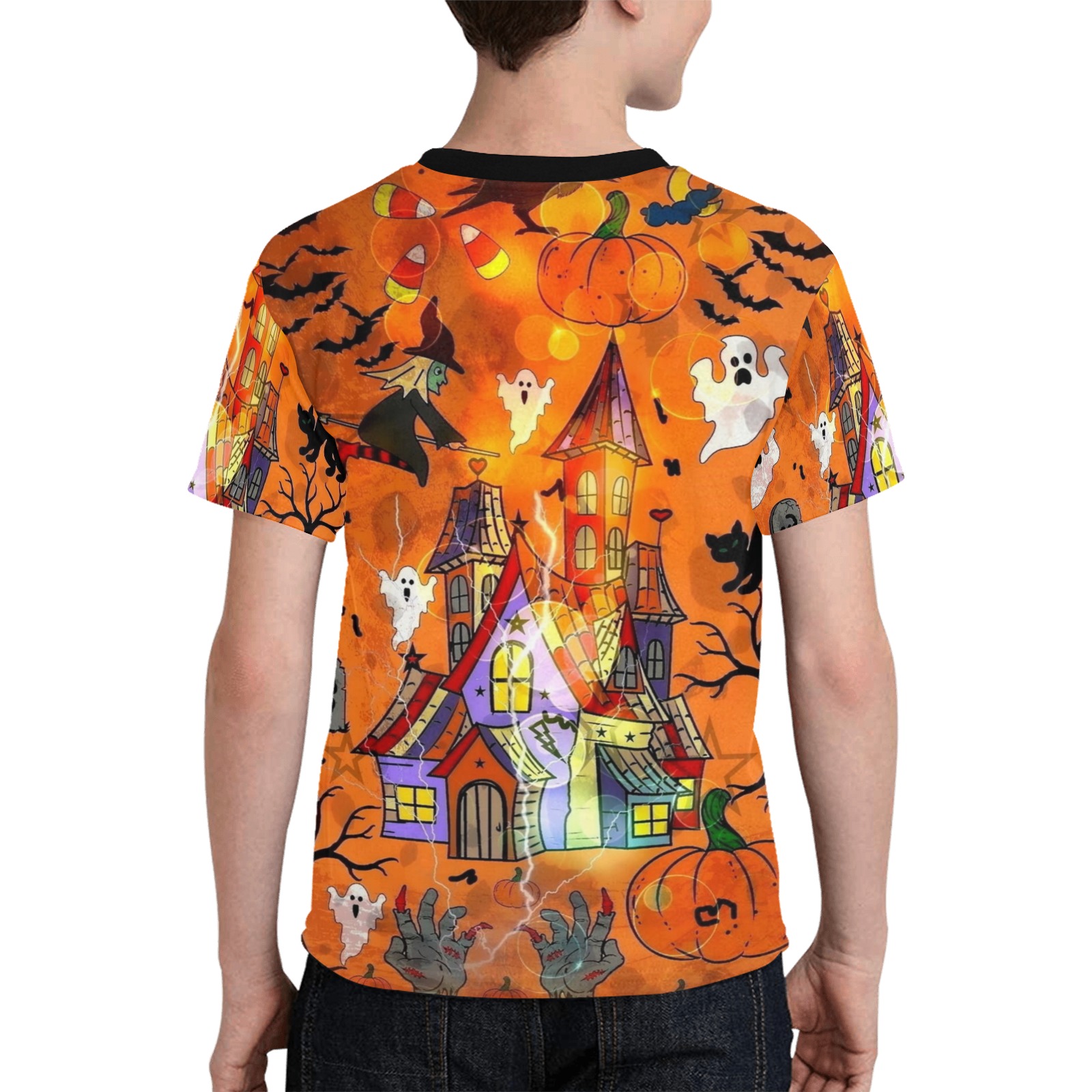 Halloween 2021 Pop Art by Nico Bielow Kids' All Over Print T-shirt (Model T65)