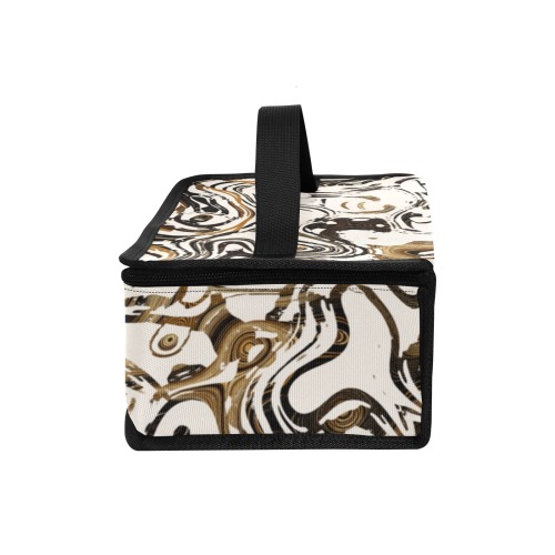 Marble Bronze Portable Lunch Bag (Model 1727)