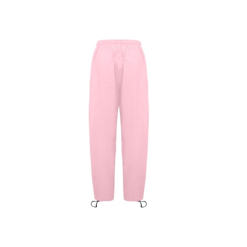 Pink Flowered Women's Quick Dry Cargo Sweatpants (Model L65)