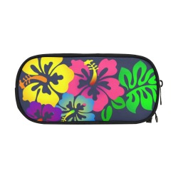 Hibiscus Hawaiian Flowers Pencil Pouch/Large (Model 1680)