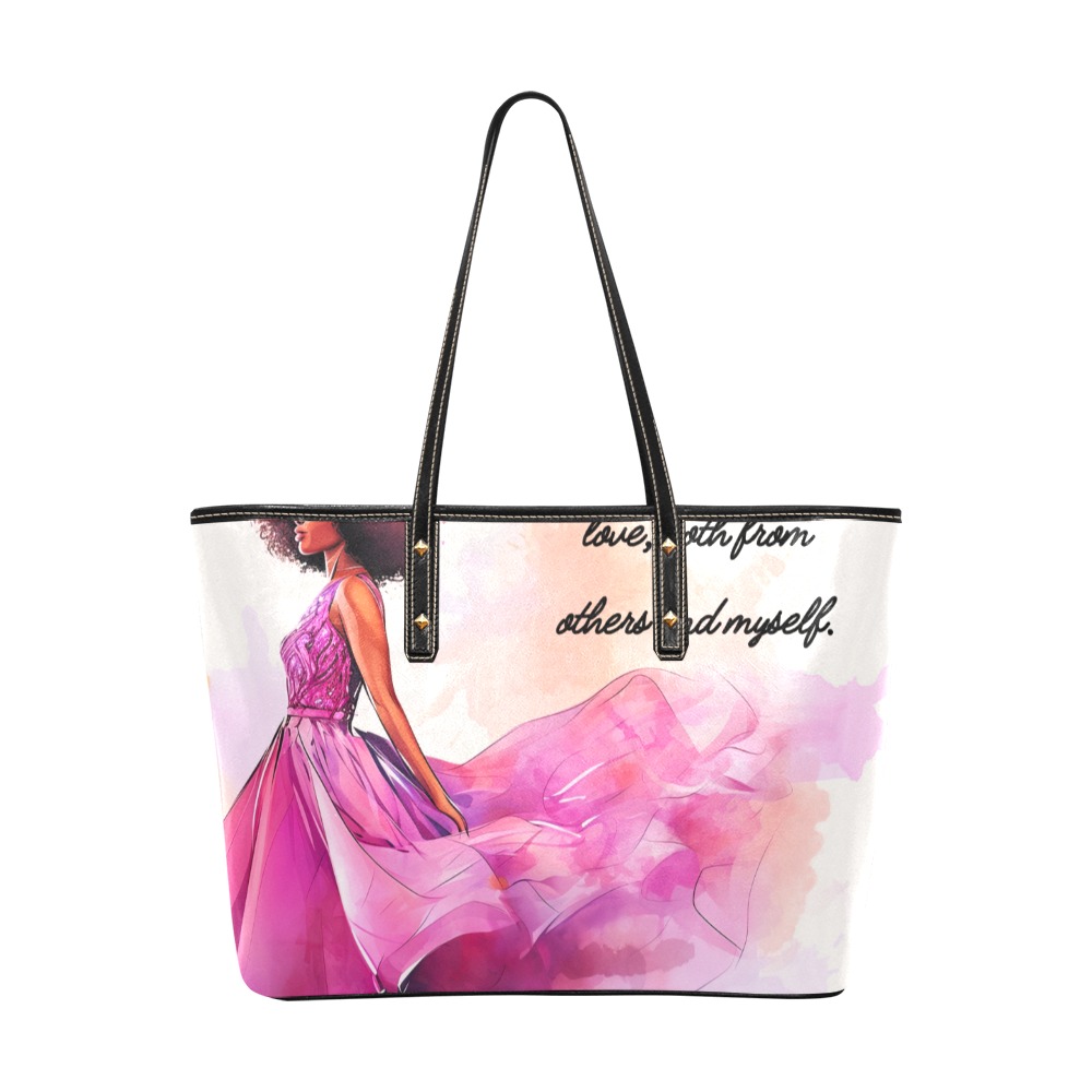 Affirmation 1 Chic Leather Tote Bag (Model 1709)