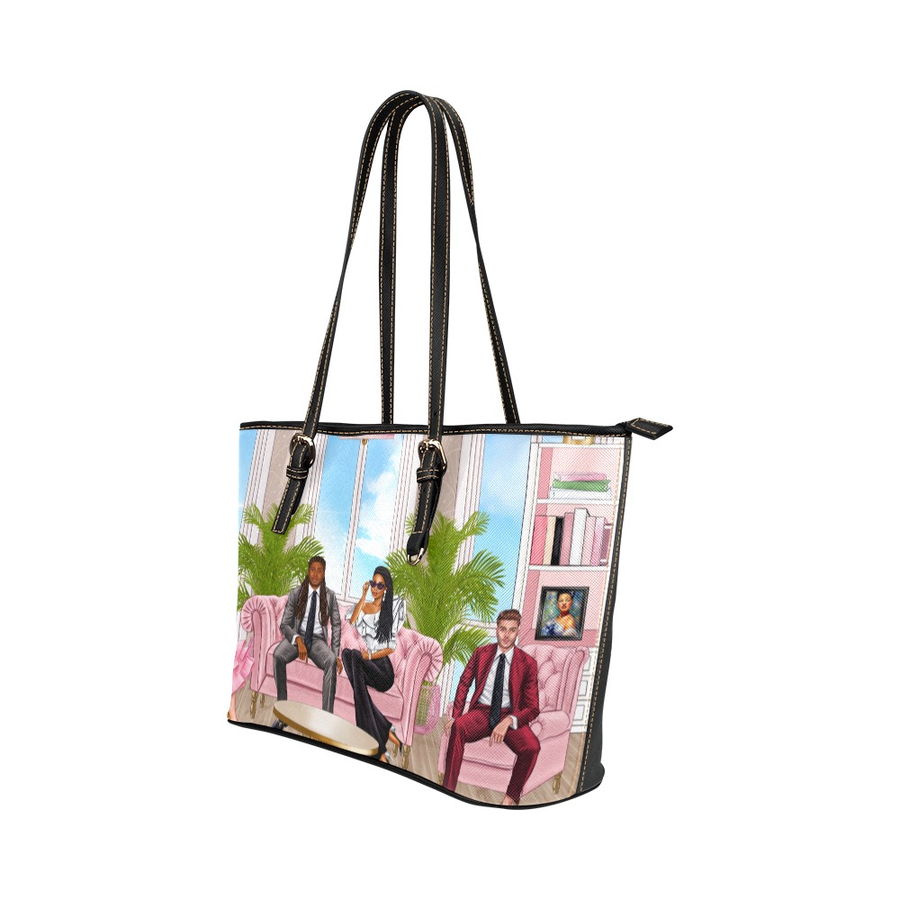 Just Chillin' Leather Tote Bag/Large (Model 1651)