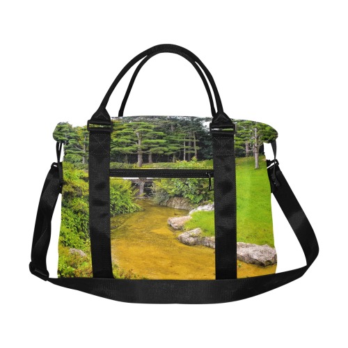 Japanese garden Large Capacity Duffle Bag (Model 1715)