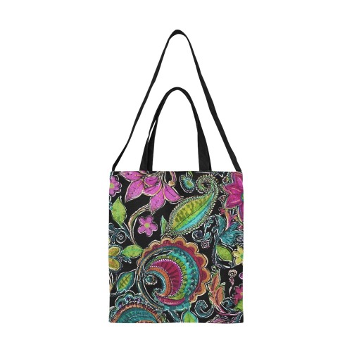 Paisley #2 All Over Print Canvas Tote Bag/Medium (Model 1698)