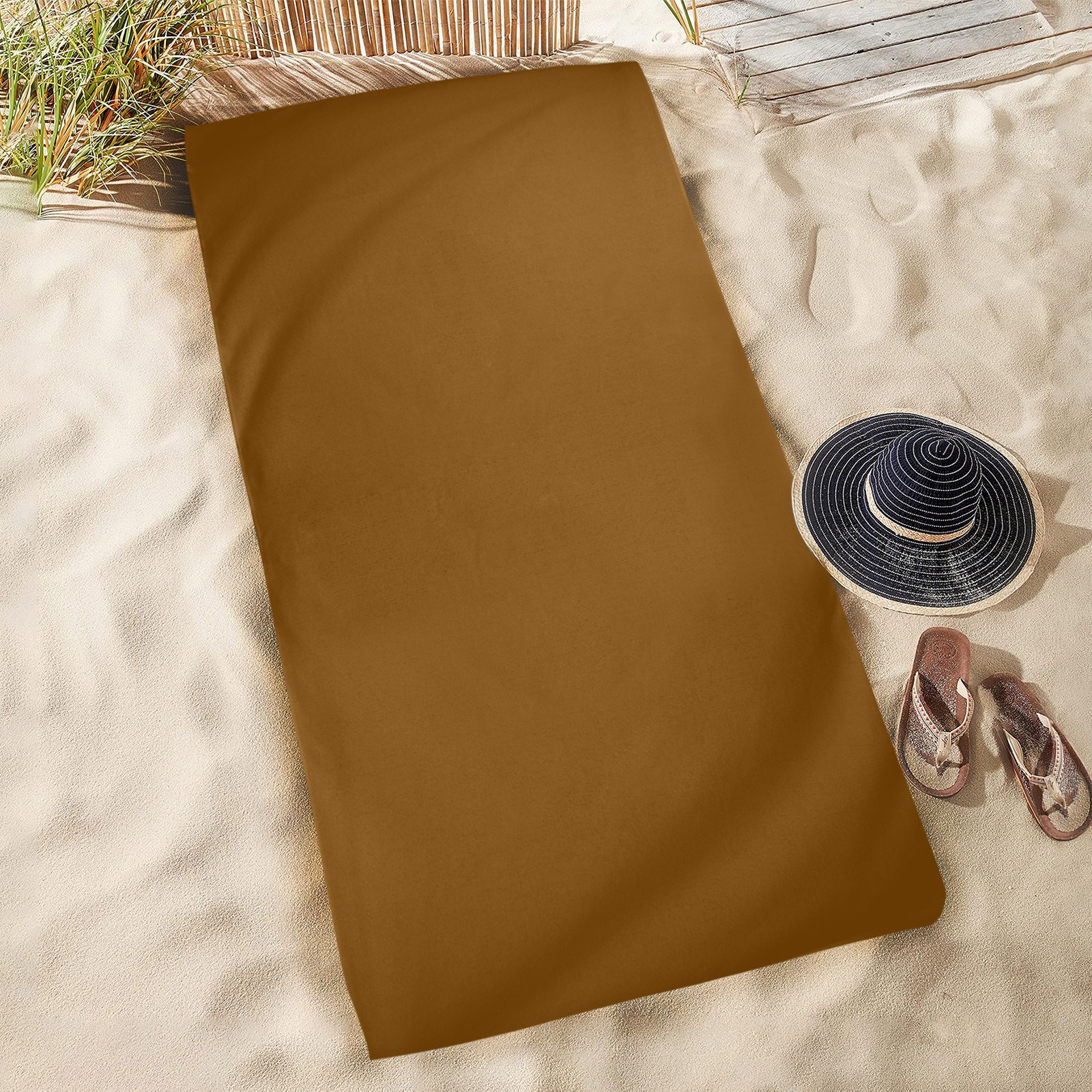brown Beach Towel 31"x71"(NEW)