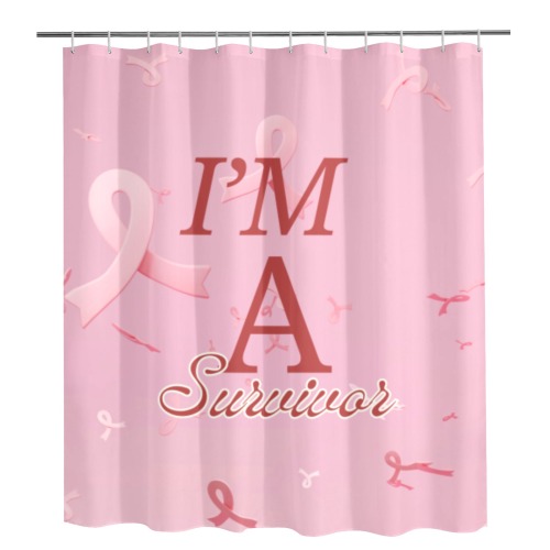 Breast Cancer Awareness 72x84 Shower Curtain Shower Curtain 72"x84"