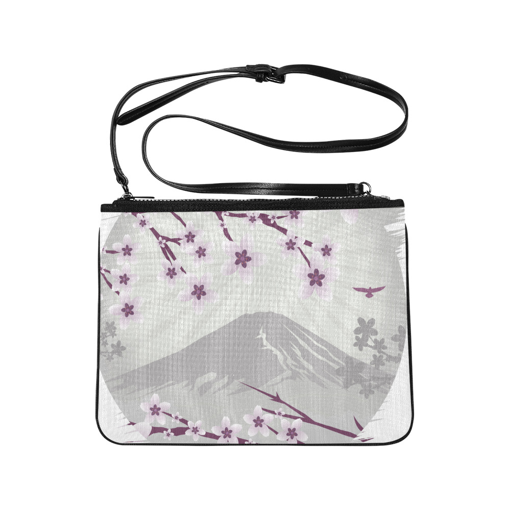 Lavender Blossom Slim Clutch Bag (Model 1668)