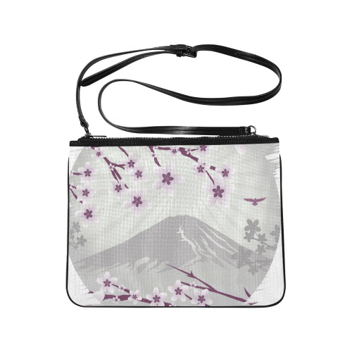Lavender Blossom Slim Clutch Bag (Model 1668)