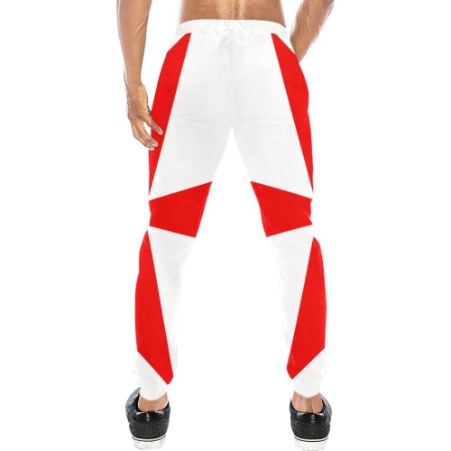 mxcp1024px-Maltese_Cross_variant_red.svg Men's All Over Print Sweatpants (Model L11)
