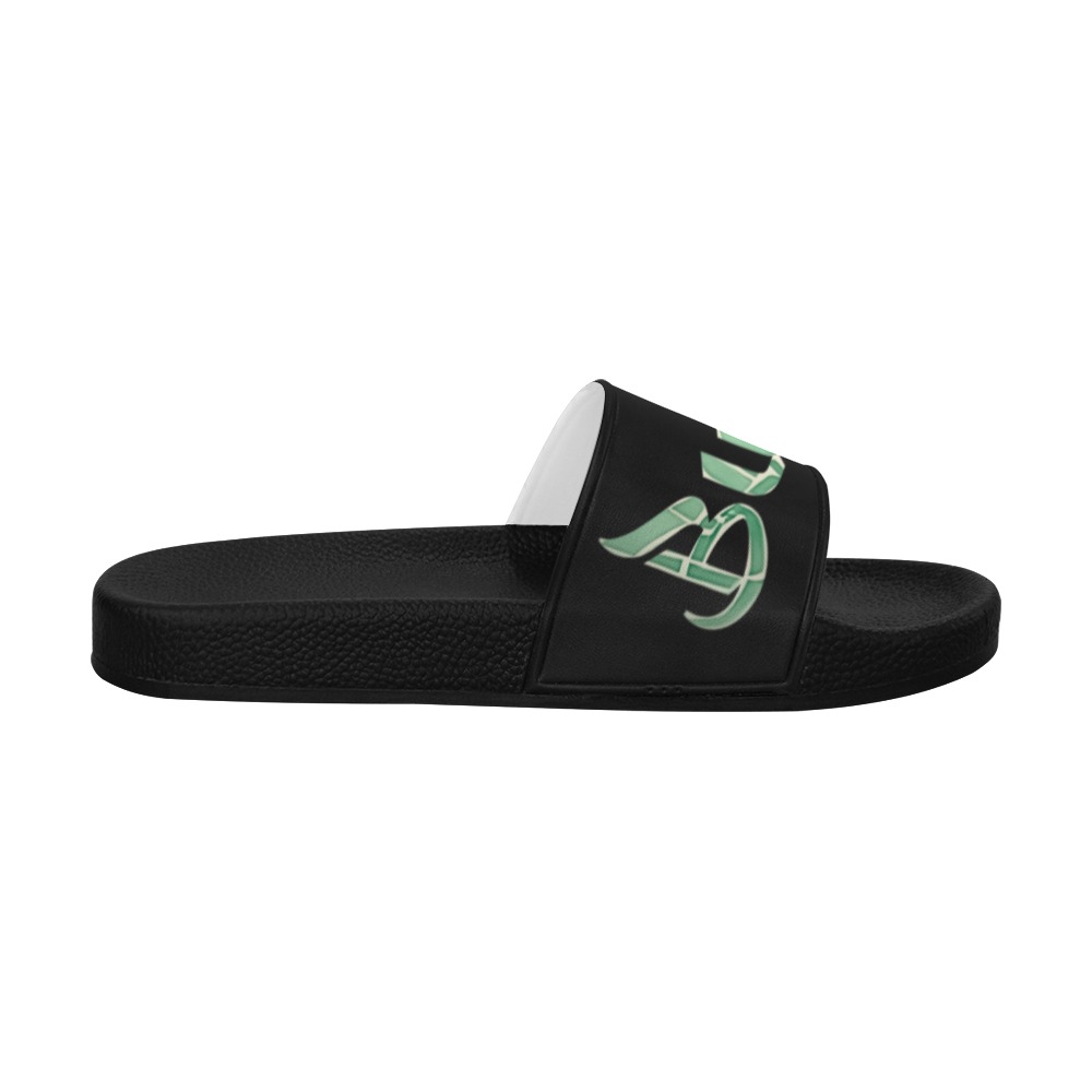 Buckss Mens Slides Moneyline Men's Slide Sandals (Model 057)