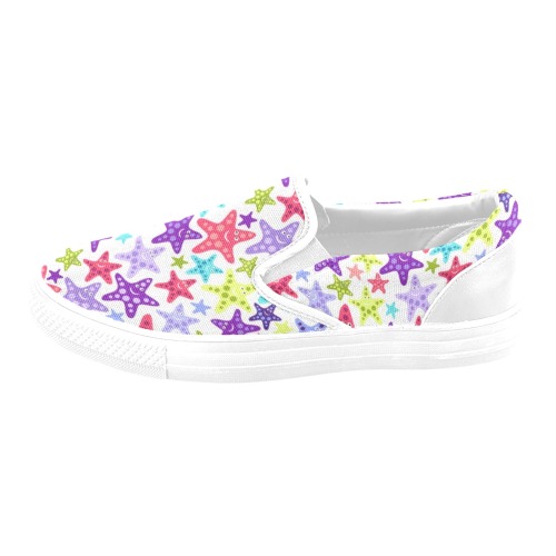 bb dfgdfh Women's Unusual Slip-on Canvas Shoes (Model 019)