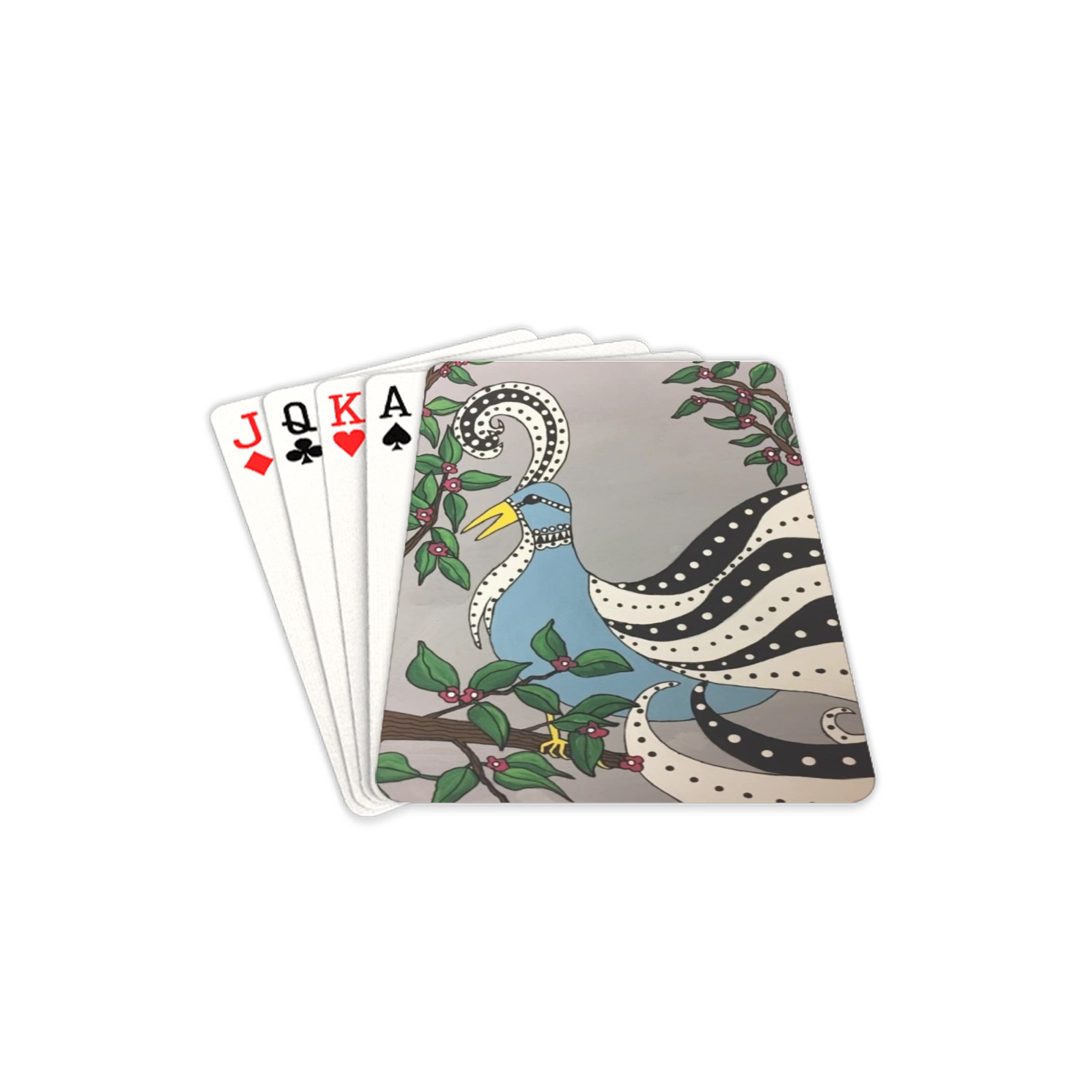 Tribal Bird Playing Cards 2.5"x3.5"