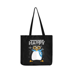 Penguins Make Me Happy Reusable Shopping Bag Model 1660 (Two sides)