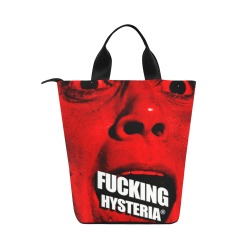 COLD MOOD ''FUCKING HYSTERIA'' Nylon Lunch Tote Bag (Model 1670)