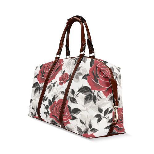 Red Roses Classic Travel Bag (Model 1643) Remake