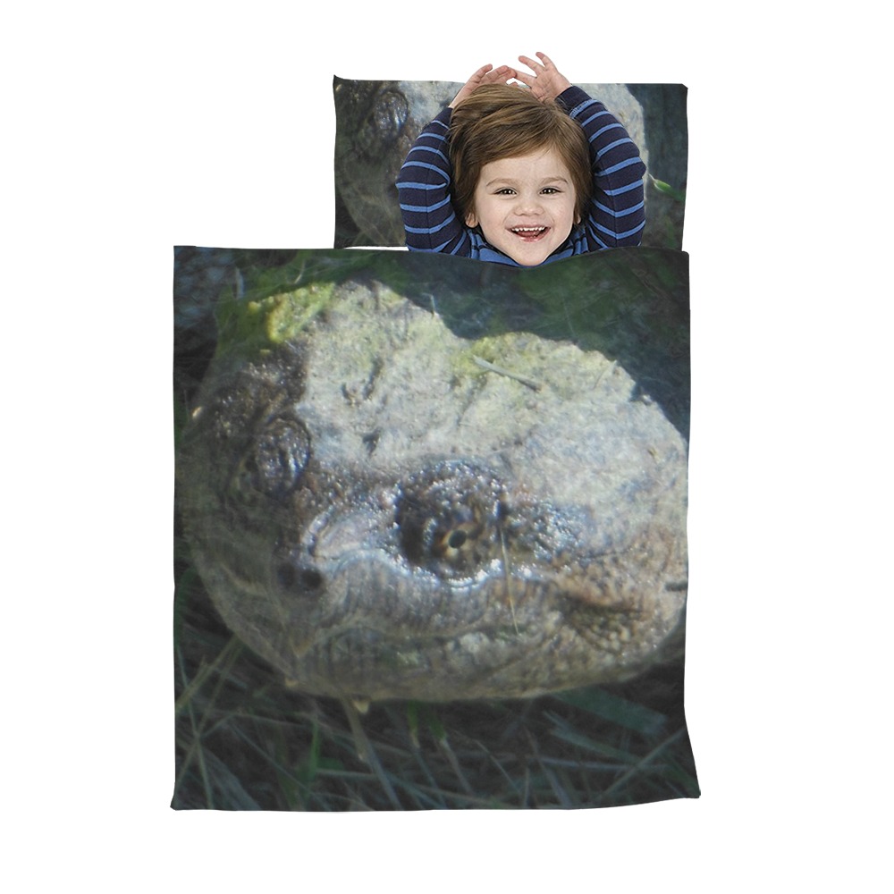 Common Snapper Turtle Face Kids' Sleeping Bag