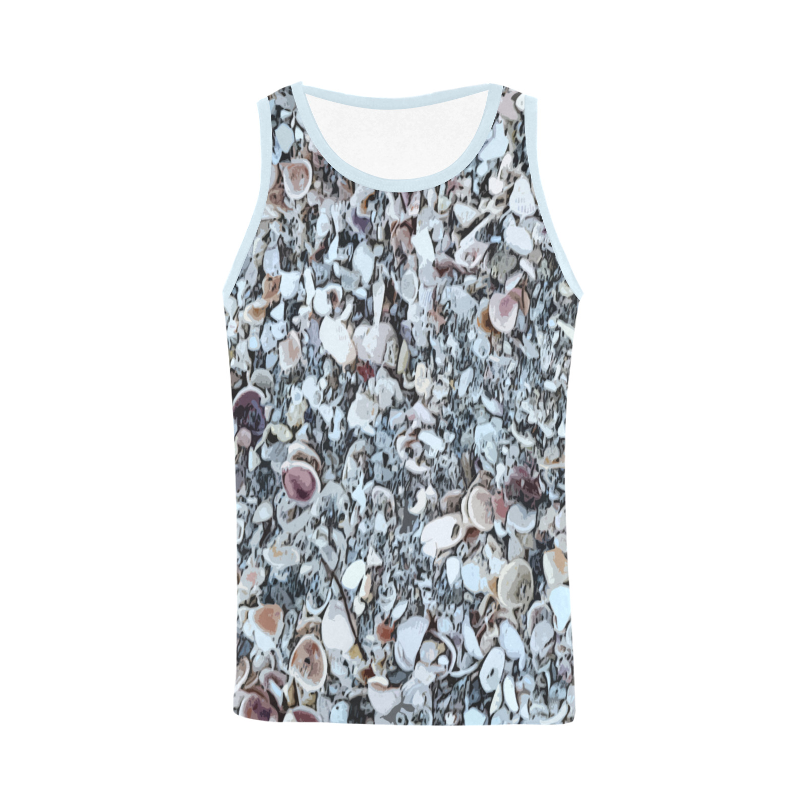 Shells On The Beach 7294 All Over Print Tank Top for Men (Model T43)
