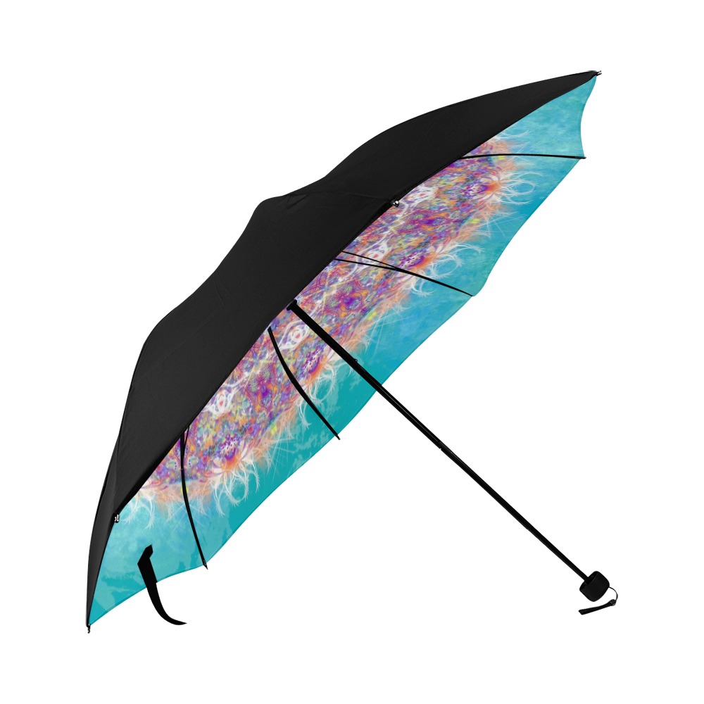 Discovery Mandala Anti-UV Foldable Umbrella (Underside Printing) (U07)