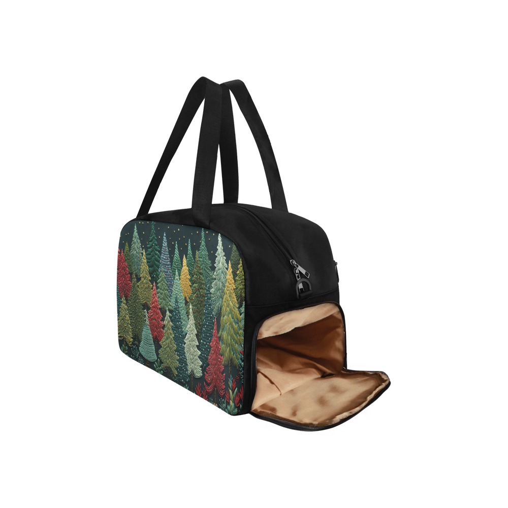 Christmas Forest v1 Fitness Handbag (Model 1671)