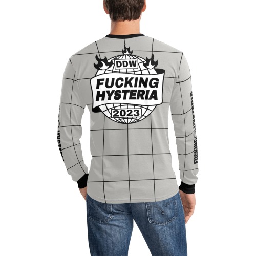 FH VORTEX Men's All Over Print Long Sleeve T-shirt (Model T51)