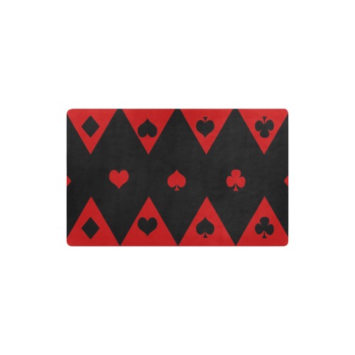 Black Red Playing Card Shapes