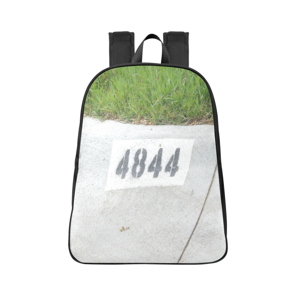 Street Number 4844 Fabric School Backpack (Model 1682) (Large)