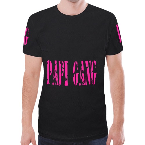 Papi Gang3 New All Over Print T-shirt for Men (Model T45)