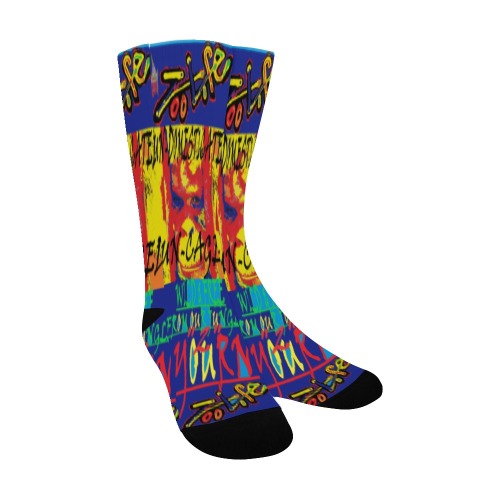 ZL.ANM.BLU Men's Custom Socks