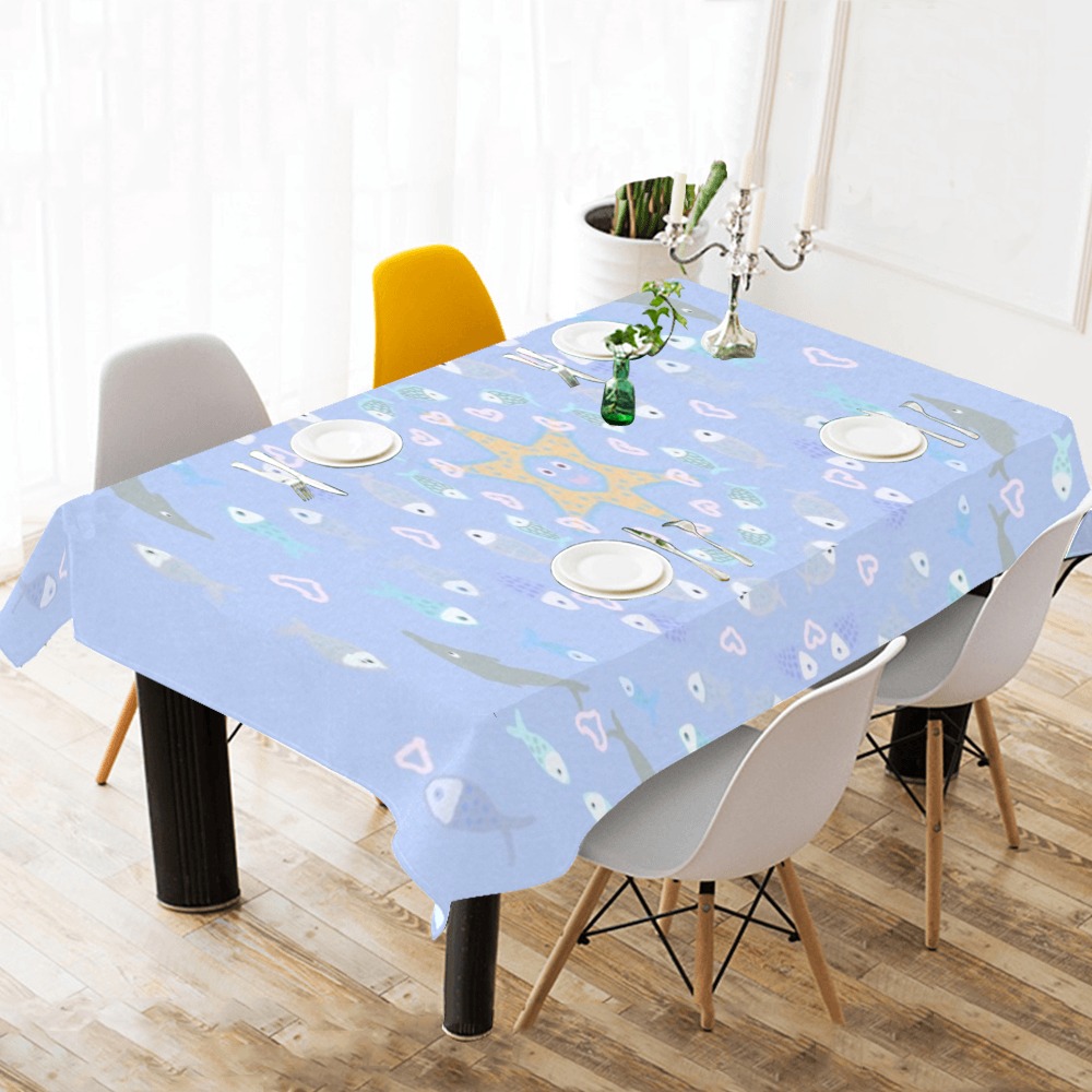 ezra Thickiy Ronior Tablecloth 120"x 60"