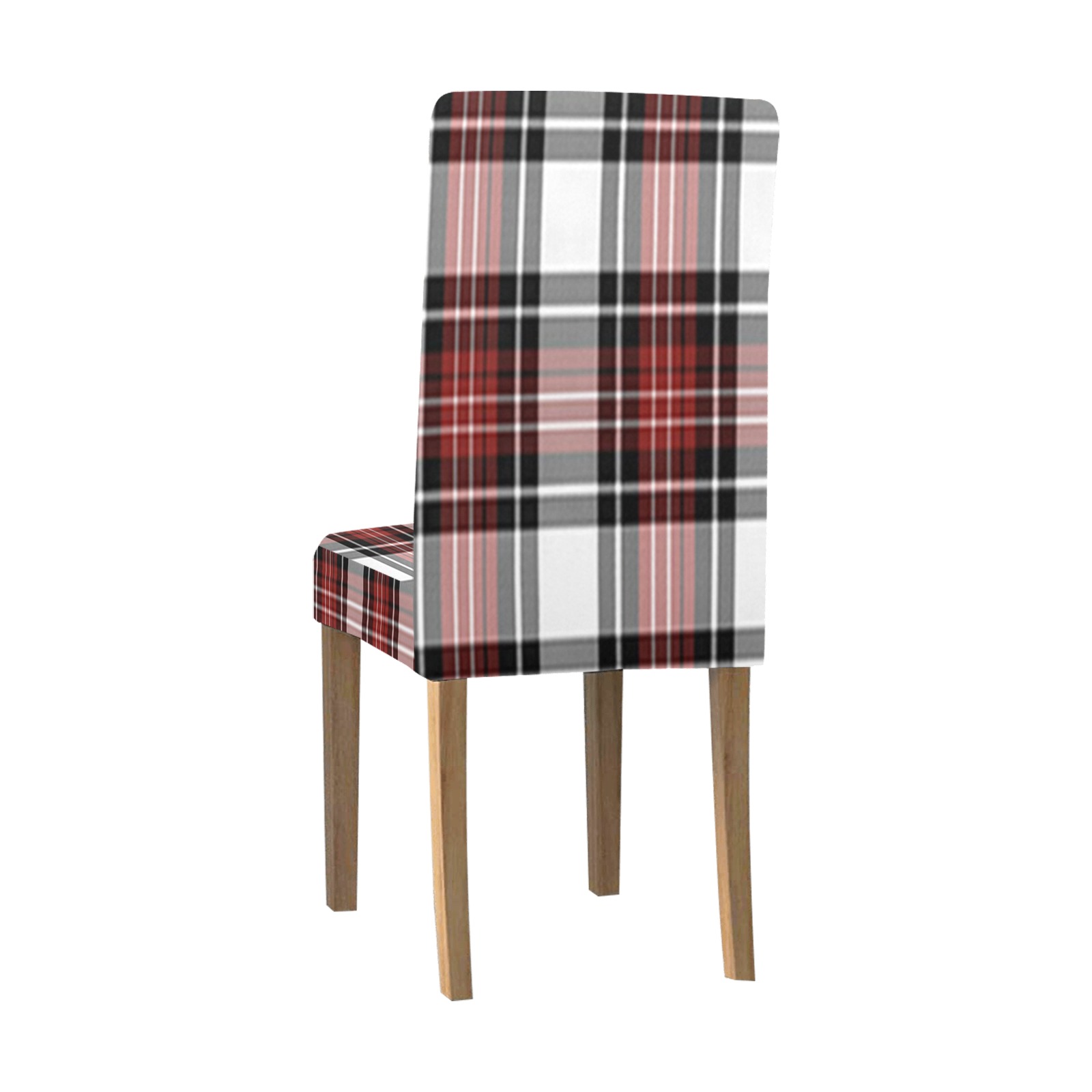 Red Black Plaid Chair Cover (Pack of 6)